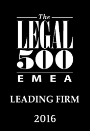 Legal 500 EMEA 2016